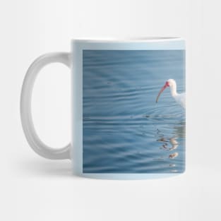 White Ibis Foraging In the Wetlands Mug